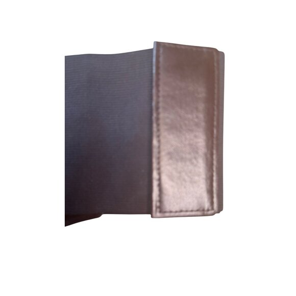 2/$30 Chocolate Brown Criss Cross Tie Elastic Belt - Picture 8 of 12